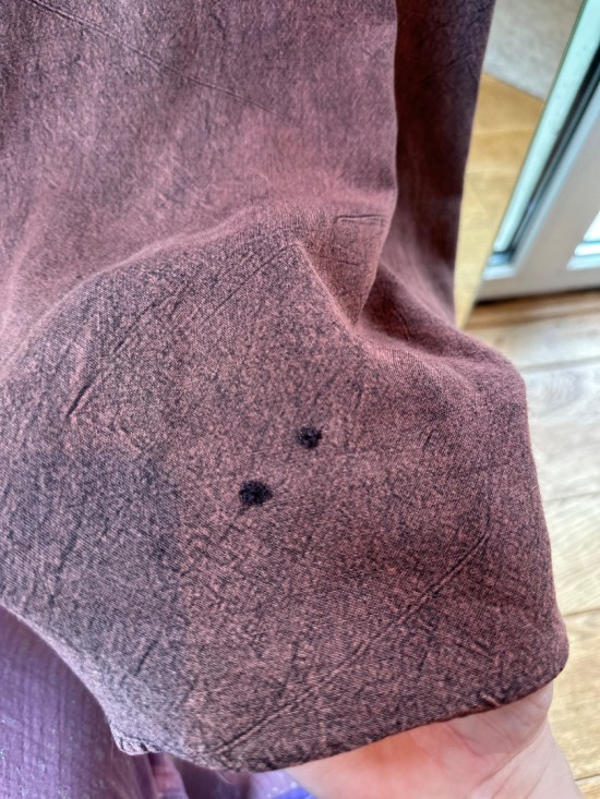 aging flaws in fabric