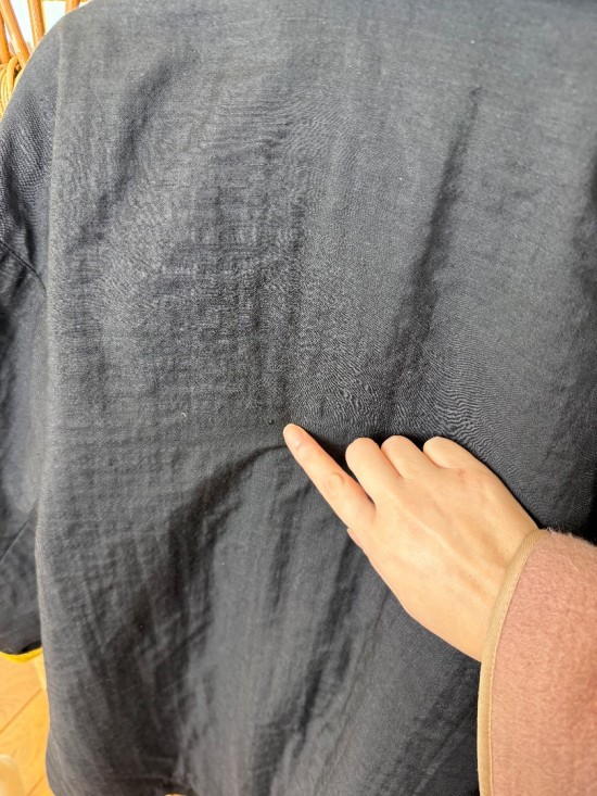 small holes (fixed by hand)